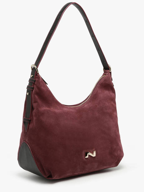 Suede Leather Carrie Shoulder Bag Nathan baume Violet vogue 1 other view 1