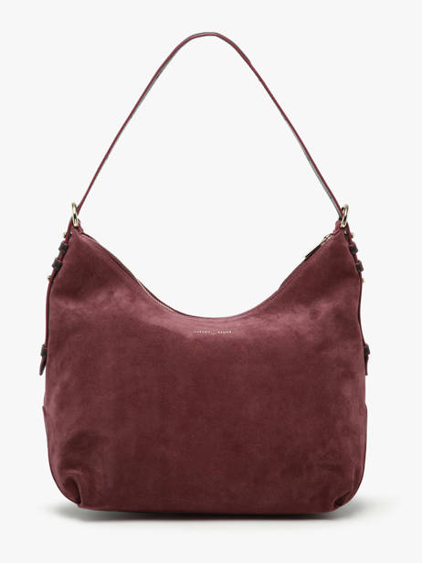 Suede Leather Carrie Shoulder Bag Nathan baume Violet vogue 1 other view 4