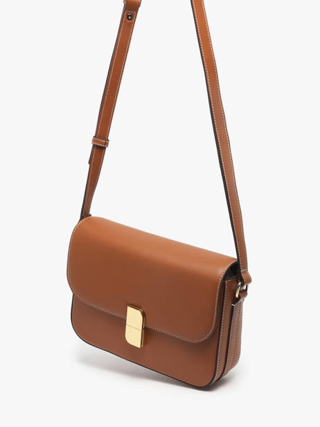 Medium Leather Alice Crossbody Bag Nat et nin Brown vintage M other view 1