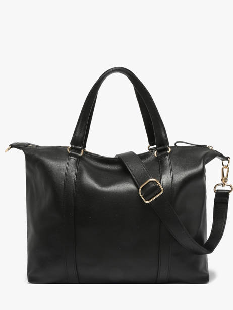 Shoulder Bag Vintage Leather Nat et nin Black vintage THYLANE other view 3