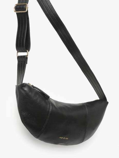 Sac Banane Luce Cuir Nat et nin Noir vintage LUCE vue secondaire 1