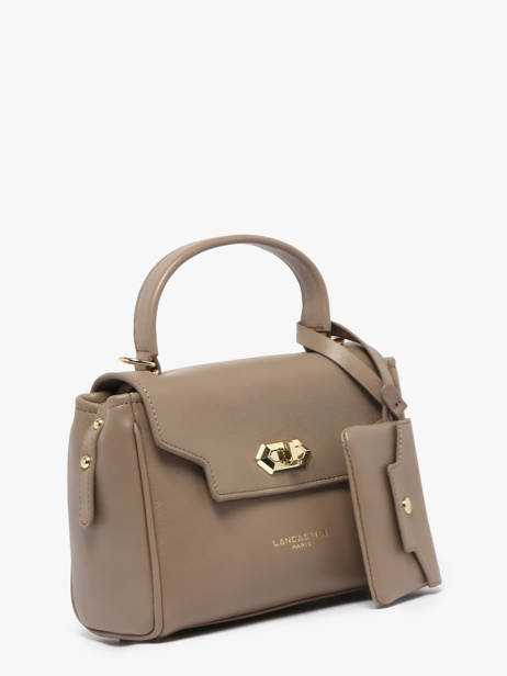Shoulder Bag Mademoiselle Grace Leather Lancaster Beige mademoiselle grace 101 other view 1