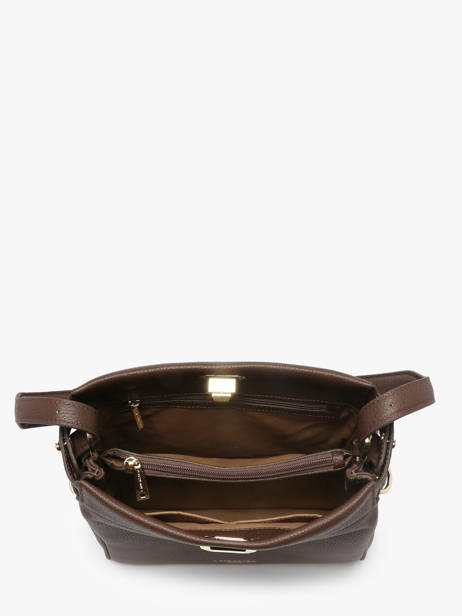 Sac Porté épaule Mademoiselle Romy Cuir Lancaster Marron mademoiselle romy 105 vue secondaire 2