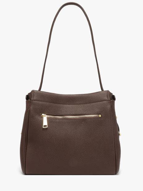 Sac Porté épaule Mademoiselle Romy Cuir Lancaster Marron mademoiselle romy 105 vue secondaire 3