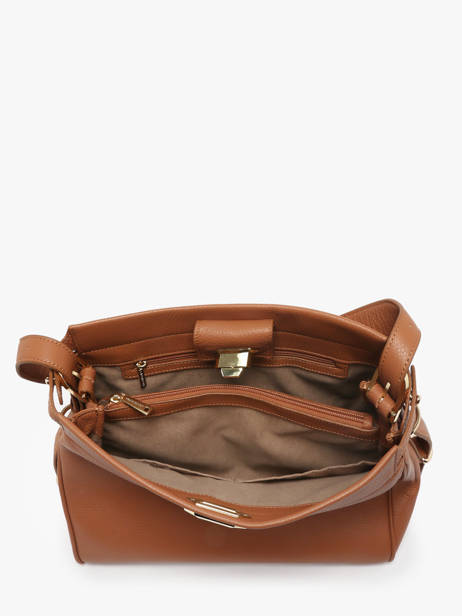 Shoulder Bag Mademoiselle Romy Leather Lancaster Brown mademoiselle romy 106 other view 2