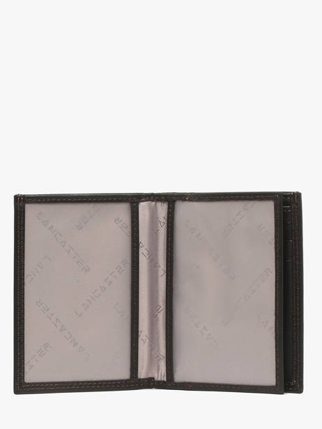 Portefeuille Cuir Lancaster Noir soft vintage homme 120-12 vue secondaire 3