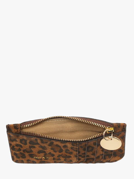 Porte-monnaie Alix Cuir Nat et nin Marron vintage ALIX vue secondaire 1
