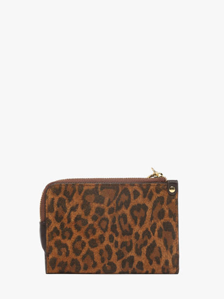 Wallet Leather Nat et nin Brown vintage IZA other view 2