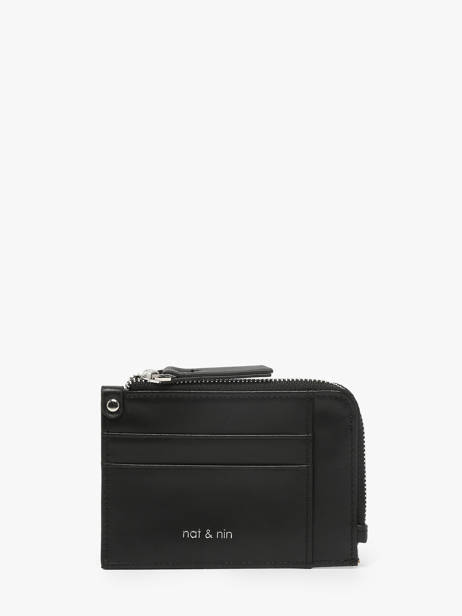 Leather Lana Coin Purse Nat et nin Black vintage LANA
