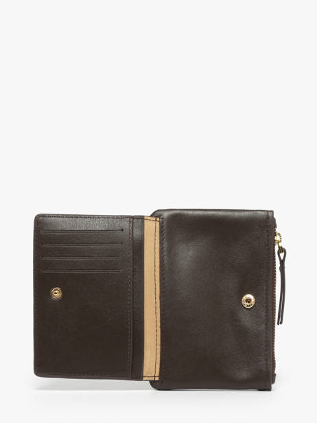 Portefeuille Cuir Nat et nin Marron vintage SOLY vue secondaire 1