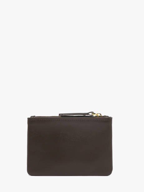 Portefeuille Cuir Nat et nin Marron vintage SOLY vue secondaire 3