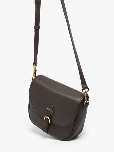 Shoulder Bag Vintage Leather Nat et nin Brown vintage OLIVIA other view 1