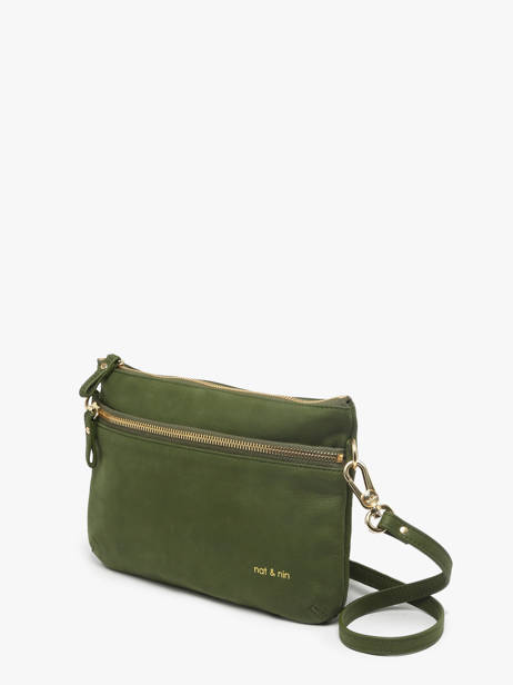 Sac Bandoulière Vicky Cuir Nat et nin Vert vintage VICKY vue secondaire 1