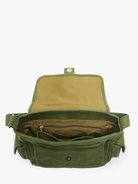 Leather Joy Shoulder Bag Nat et nin Green vintage JOY other view 2