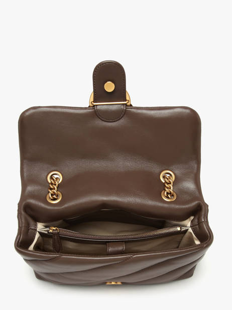 Cross Body Tas Love Bag Puff Leather Pinko Brown love bag puff A0F2 other view 2