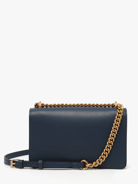 Shoulder Bag Love Bag Icon Leather Pinko Blue love bag icon A0F1 other view 3