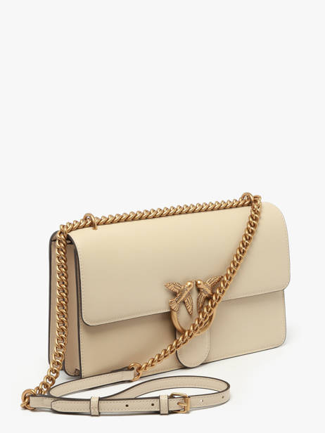 Shoulder Bag Love Bag Icon Leather Pinko Beige love bag icon A0F1 other view 1