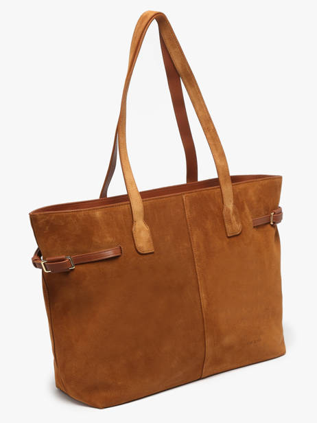 Leather Marceau Tote Bag Nat et nin Brown vintage MARCEAU other view 1