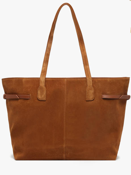 Leather Marceau Tote Bag Nat et nin Brown vintage MARCEAU other view 3