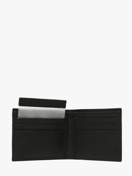 Wallet Leather Lancel Black come A12881 other view 1