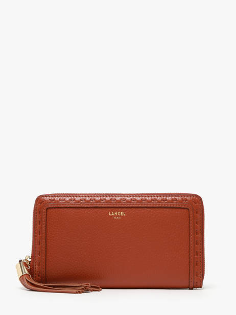 Leather Wallet Premier Flirt Lancel Red premier flirt A10111