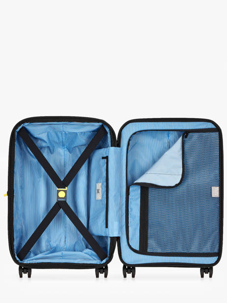 Expandable Cabin Luggage Delsey Blue lutece 3802801 other view 3