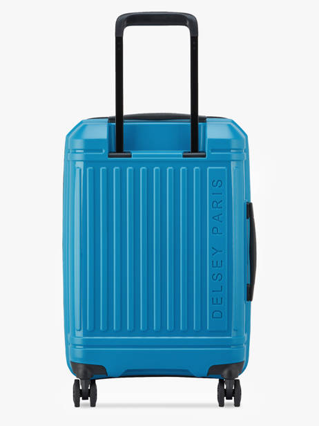 Expandable Cabin Luggage Delsey Blue lutece 3802801 other view 4