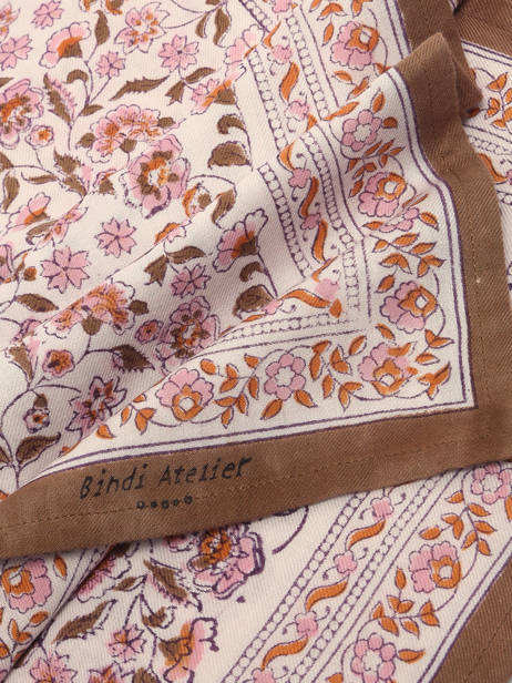 Foulard Bindi atelier Multicolore floral FL vue secondaire 1