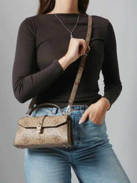 Sac Bandoulière Queensland Guess Marron queensland OS965520 vue secondaire 1