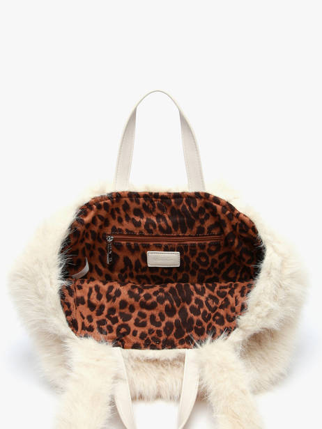 Sac Porté Main Et épaule Fur Fourrure Miniprix Beige fur A471 vue secondaire 2