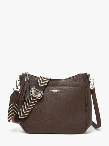 Shoulder Bag Grained Miniprix Brown grained F8575
