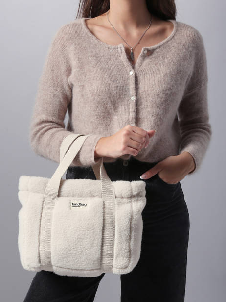 Satchel Teddy Hindbag Beige teddy TE other view 1