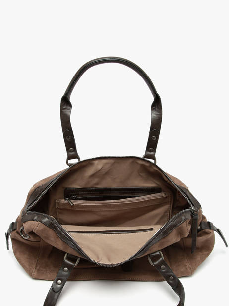 Shoulder Bag Velvet Soft Miniprix Brown velvet soft 6551 other view 1
