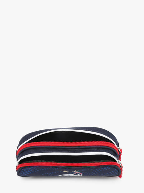 2-compartment Pouch Federat. france football Blue fff 25BX207D other view 1