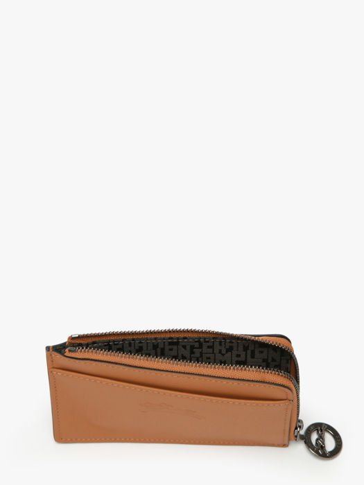 Longchamp Le foulonné Bill case / card case Brown