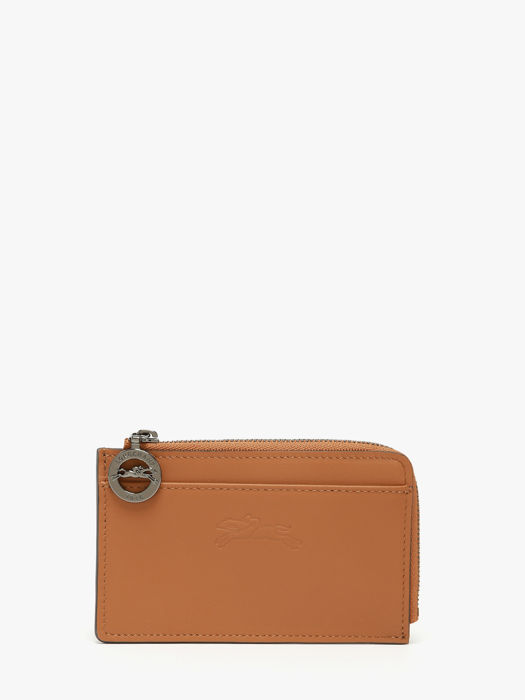 Longchamp Le foulonné Bill case / card case Brown