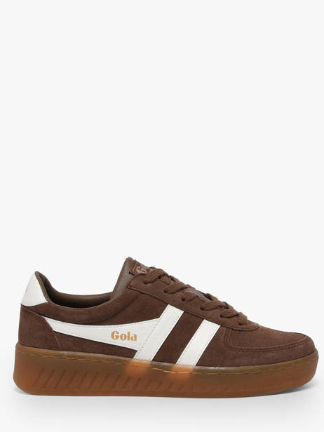 Sneakers Grandslam In Leather Gola Brown women CLA589