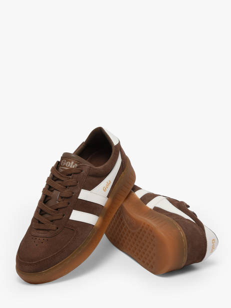 Sneakers Grandslam In Leather Gola Brown women CLA589 other view 2