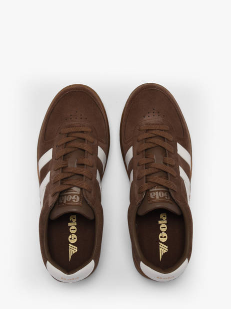 Sneakers Grandslam In Leather Gola Brown women CLA589 other view 3