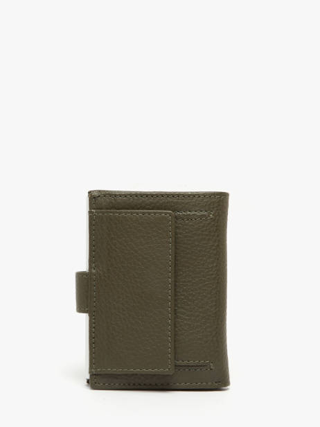 Portefeuille Caviar Cuir Crinkles Vert caviar 14600 vue secondaire 2