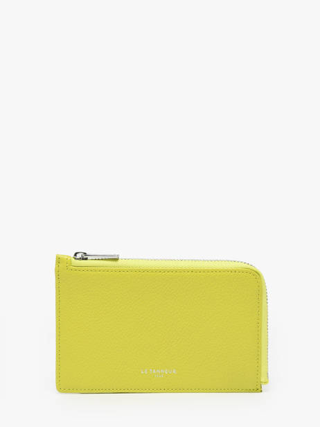 Leather Emilie Card Holder Le tanneur Yellow emily TEMI3553