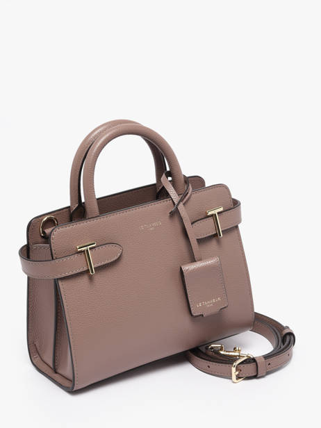 Small Leather Emilie Handbag Le tanneur Pink emily PB328670 other view 2