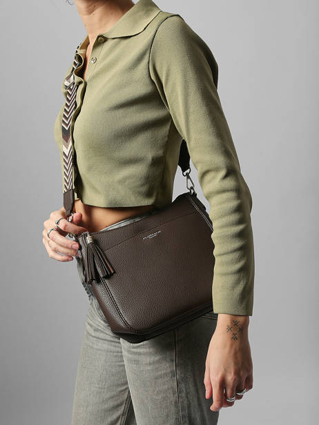 Shoulder Bag Grained Miniprix Brown grained F8575 other view 1
