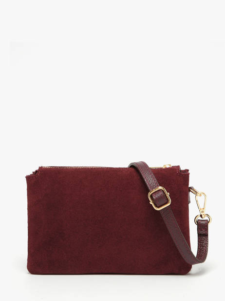 Sac Bandoulière Velvet Caviar Milano Rouge velvet caviar VC24117 vue secondaire 4