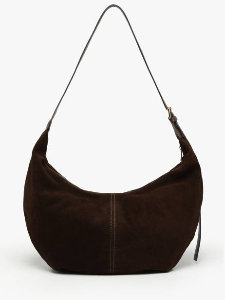 Shoulder Bag Velvet Caviar Leather Milano Brown velvet caviar VC25091 other view 4