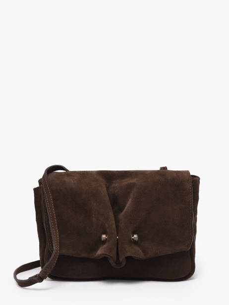 Sac Bandoulière Leather Cuir Biba Marron leather HAZ1L