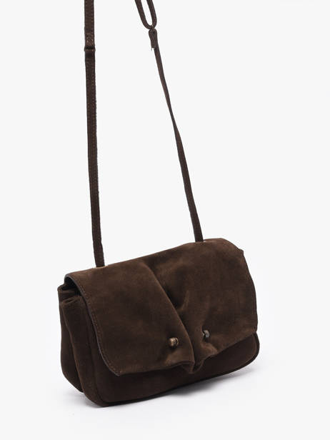 Sac Bandoulière Leather Cuir Biba Marron leather HAZ1L vue secondaire 1