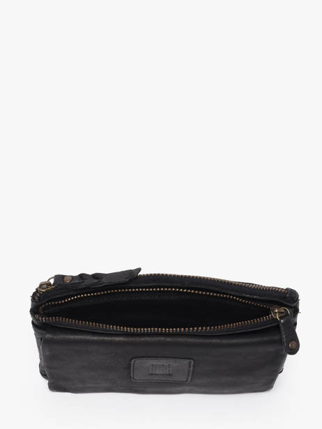 Wallet Leather Biba Black heritage BT34 other view 2