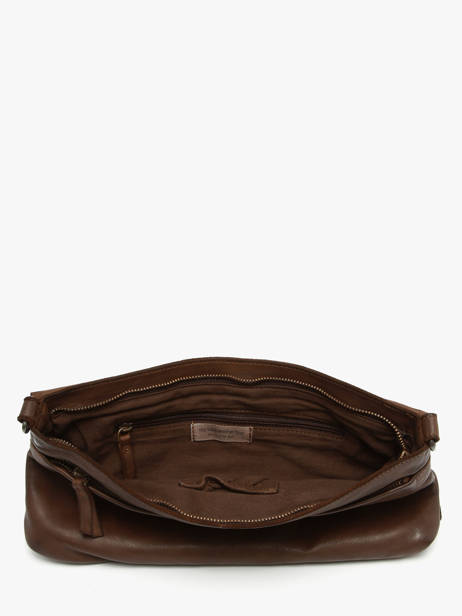 Sac Bandoulière Heritage Cuir Biba Marron heritage BT5 vue secondaire 3