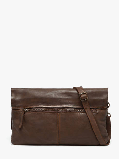 Sac Bandoulière Heritage Cuir Biba Marron heritage BT5 vue secondaire 4